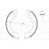 Комплект тормозных колодок для HONDA ACCORD(CB,CC), AIRWAVE, CAPA, CR(RD), HR(GH), SMX / SUZUKI CARRY(FD), JIMNY(FJ) <b>WEEN 152-2057</b>