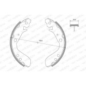 Комплект тормозных колодок для HONDA JAZZ(GD) <b>WEEN 152-2459</b>