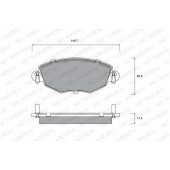 WEEN 1511293 - колодки тормозные дисковые