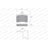 Колодки тормозные дисковые для CITROEN C5(DC#,DE#,RC#,RE#) <b>WEEN 151-1208 / 23305</b>