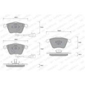 Колодки тормозные дисковые для AUDI A3(8P1,8PA) / SKODA SUPERB(3T4,3T5) / VW EOS(1F7,1F8), GOLF(1K1,521,5M1), PASSAT(357,3C2,3C5) <b>WEEN 151-1254 / 23801</b>