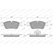 Колодки тормозные дисковые для BMW 1(E81,E82,E88), 3(E90) <b>WEEN 151-1992 / 23935</b>
