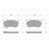 Колодки тормозные дисковые для MITSUBISHI PAJERO(V8#W,V9#W) <b>WEEN 151-2329 / 24024</b>