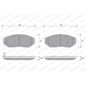 WEEN 1511172 - колодки тормозные дисковые