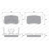 Колодки тормозные дисковые для HONDA ACCORD(CU), CR(RD#), FR(BE) <b>WEEN 151-2589 / 24231</b>