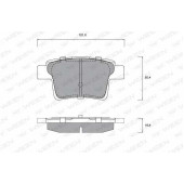 Колодки тормозные дисковые для FORD MONDEO(B4Y,B5Y,BWY) <b>WEEN 151-1217 / 24260</b>