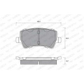 Колодки тормозные дисковые для FORD GALAXY(WA6), S-MAX(WA6) / VOLVO S60, S80(AS), V70(BW,SW), XC60, XC70 <b>WEEN 151-1211 / 24496</b>