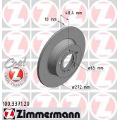 Тормозной диск ZIMMERMANN 100.3371.20