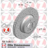 Тормозной диск ZIMMERMANN 150.3408.52