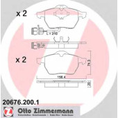 Колодки тормозные дисковые для AUDI 100(4A,C4), A6(4A,C4) <b>ZIMMERMANN 20676.200.1 / 20676</b>