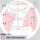 Колодки тормозные дисковые для HONDA CR(RD#) <b>ZIMMERMANN 23868.170.1 / 23868</b>