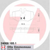 Колодки тормозные дисковые для MERCEDES VIANO(W639), VITO(W639) <b>ZIMMERMANN 24008.185.1 / 24008</b>
