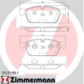 Колодки тормозные дисковые для MERCEDES GL(X166), GLE(C292,W166), M(W166) <b>ZIMMERMANN 25531.190.1 / 25531</b>